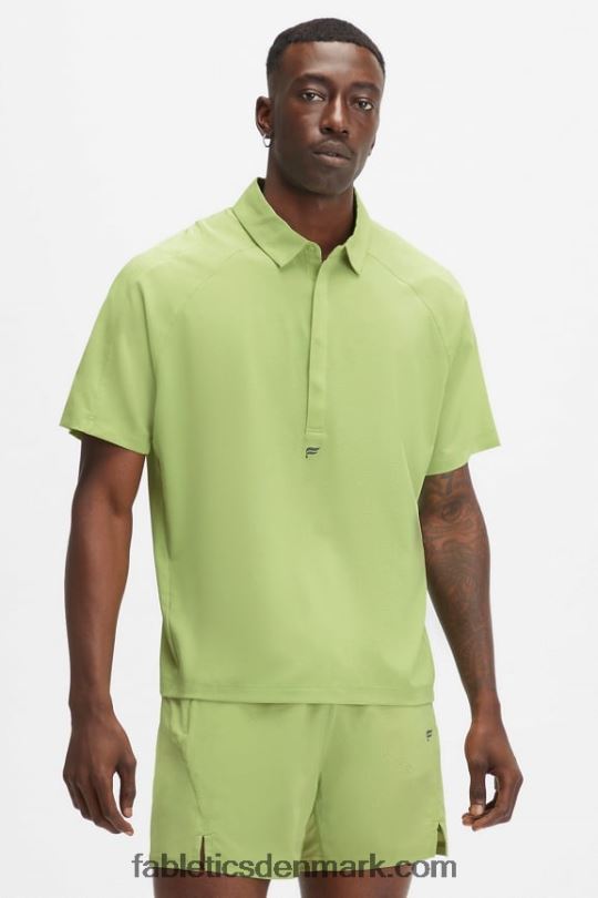 Fabletics Mænd jetset-poloen PNX2T3445 fennikel