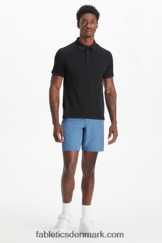 Fabletics Mænd træningsdagen polo 167 PNX2T3405 sort