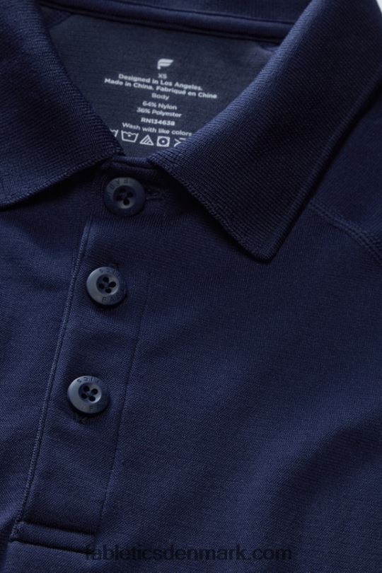 Fabletics Mænd træningsdagen polo 167 PNX2T3406 flåde
