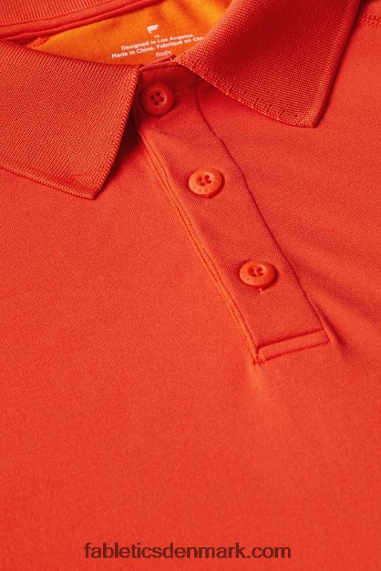 Fabletics Mænd træningsdagen polo 167 PNX2T3407 arvestykke tomat