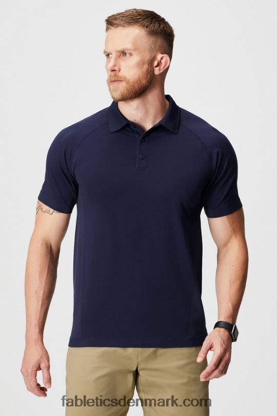 Fabletics Mænd træningsdagen polo 167 PNX2T3408 dyb flåde