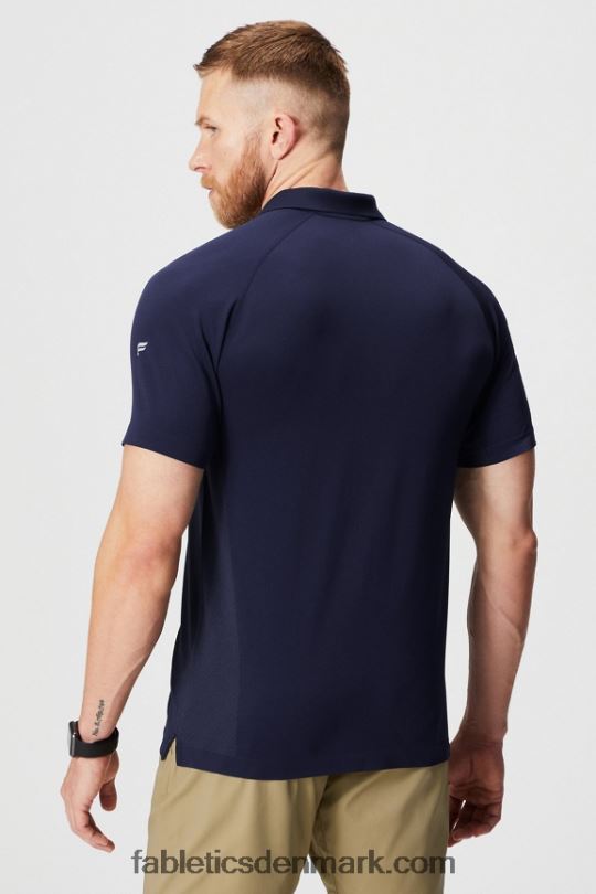 Fabletics Mænd træningsdagen polo 167 PNX2T3408 dyb flåde