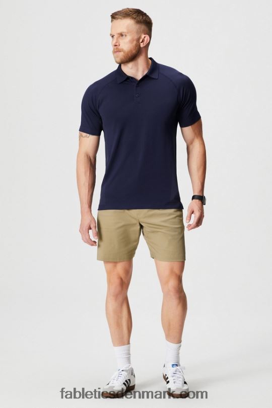 Fabletics Mænd træningsdagen polo 167 PNX2T3408 dyb flåde