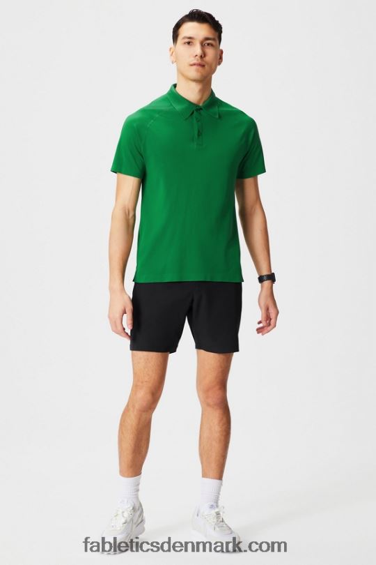 Fabletics Mænd træningsdagen polo 168 PNX2T3409 putting green