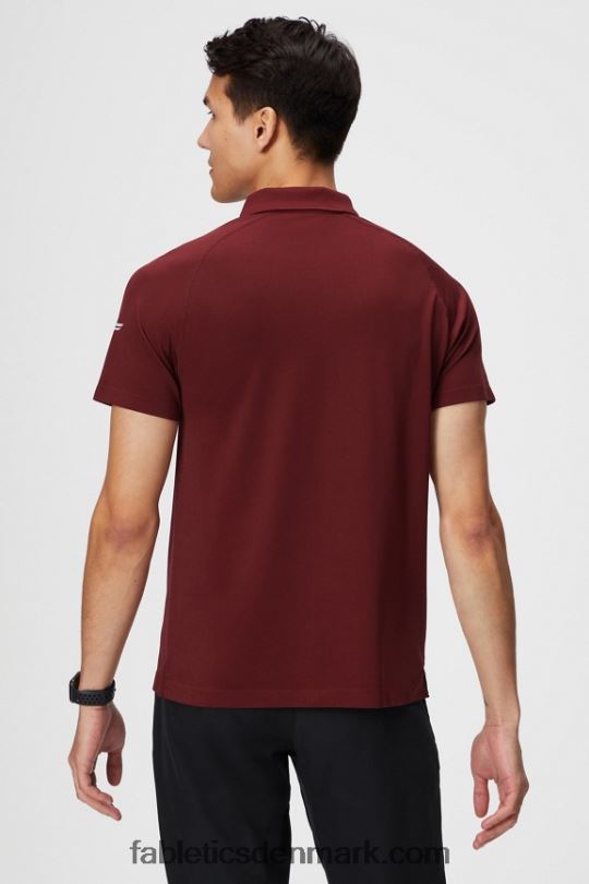 Fabletics Mænd træningsdagen polo 168 PNX2T3410 adrenalinrød