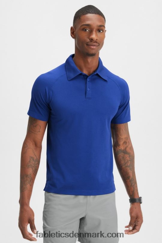 Fabletics Mænd træningsdagen polo 168 PNX2T3411 fransk blå