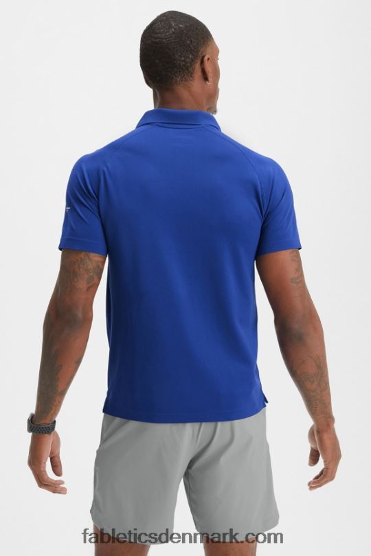 Fabletics Mænd træningsdagen polo 168 PNX2T3411 fransk blå