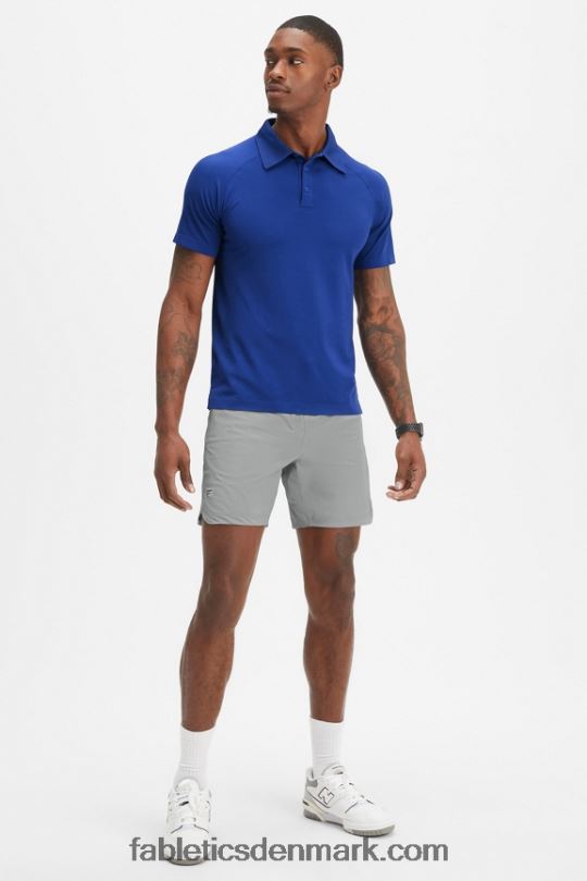 Fabletics Mænd træningsdagen polo 168 PNX2T3411 fransk blå