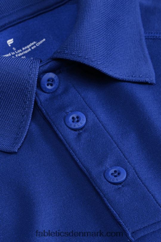 Fabletics Mænd træningsdagen polo 168 PNX2T3411 fransk blå