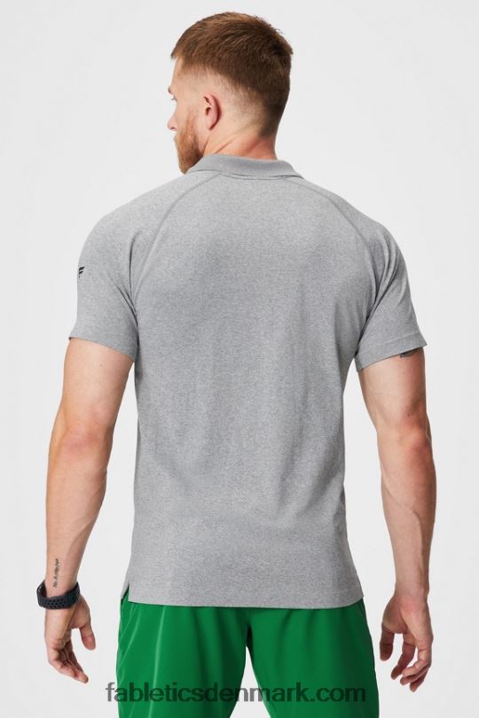 Fabletics Mænd træningsdagen polo 168 PNX2T3413 mellemgrå hst