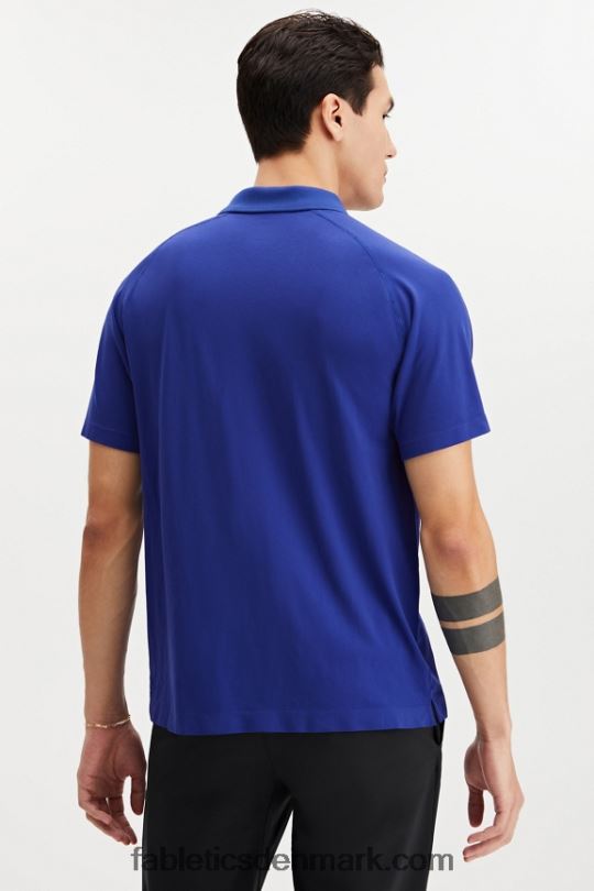 Fabletics Mænd træningsdagen polo 169 PNX2T3415 kulblåt