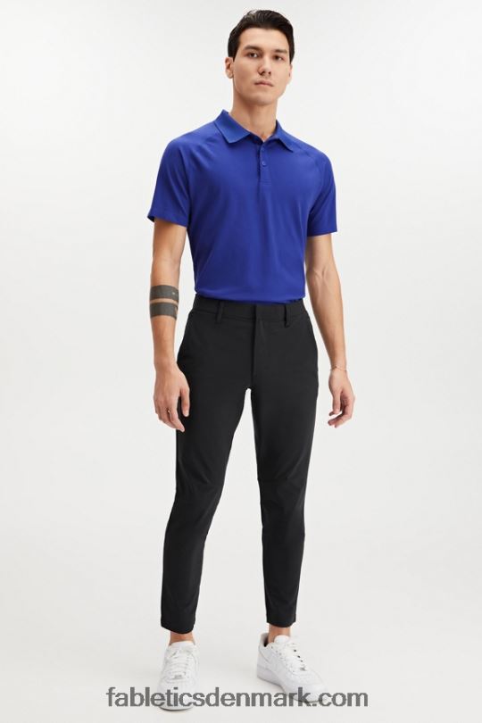 Fabletics Mænd træningsdagen polo 169 PNX2T3415 kulblåt