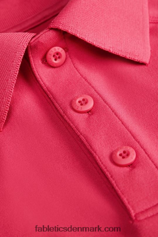 Fabletics Mænd træningsdagen polo 169 PNX2T3416 magenta rød