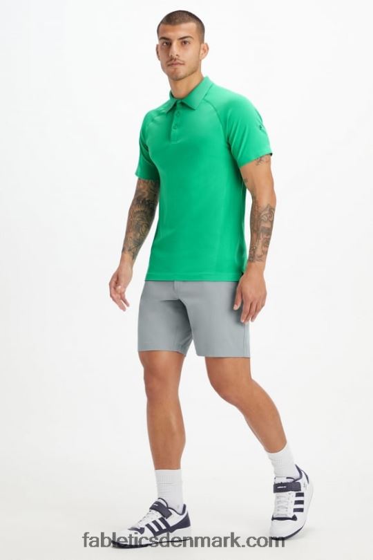 Fabletics Mænd træningsdagen polo 169 PNX2T3417 væsentligt grønt