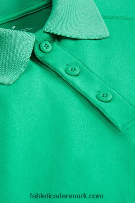 Fabletics Mænd træningsdagen polo 169 PNX2T3417 væsentligt grønt