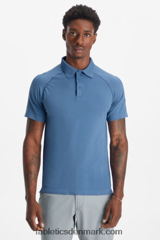 Fabletics Mænd træningsdagen polo 169 PNX2T3418 blå horisont