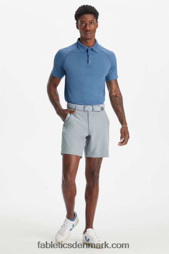 Fabletics Mænd træningsdagen polo 169 PNX2T3418 blå horisont