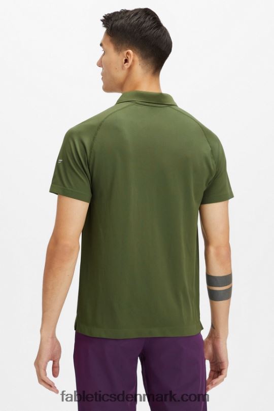Fabletics Mænd træningsdagen polo 170 PNX2T3420 mørkt mos