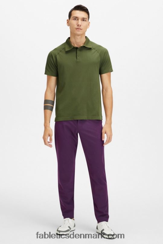 Fabletics Mænd træningsdagen polo 170 PNX2T3420 mørkt mos