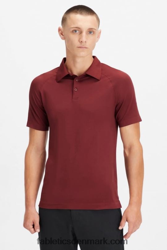 Fabletics Mænd træningsdagen polo 170 PNX2T3422 okseblod