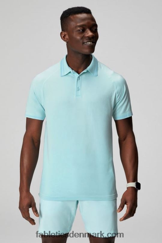 Fabletics Mænd træningsdagen tippet polo PNX2T3442 nordisk blå