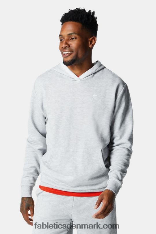 Fabletics Mænd den lette go-to hættetrøje PNX2T3657 lysegrå lyng