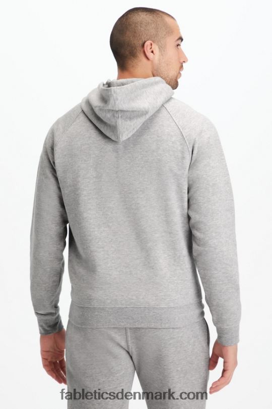 Fabletics Mænd den lette go-to hættetrøje PNX2T3661 mellemgrå hst