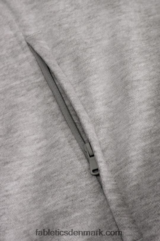 Fabletics Mænd den lette go-to hættetrøje PNX2T3661 mellemgrå hst
