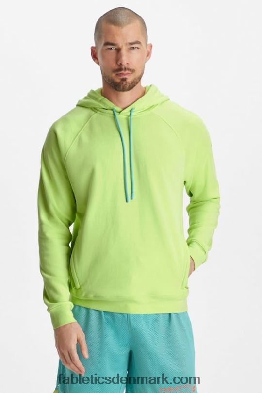 Fabletics Mænd den lette go-to hættetrøje PNX2T3662 falmet kalk