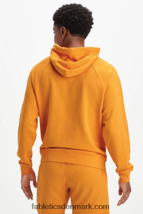 Fabletics Mænd den lette go-to hættetrøje PNX2T3664 gylden okker