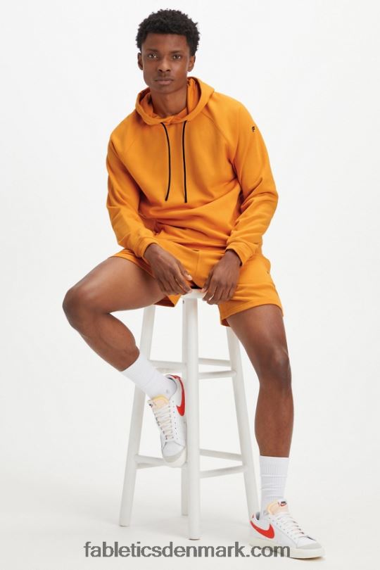 Fabletics Mænd den lette go-to hættetrøje PNX2T3664 gylden okker