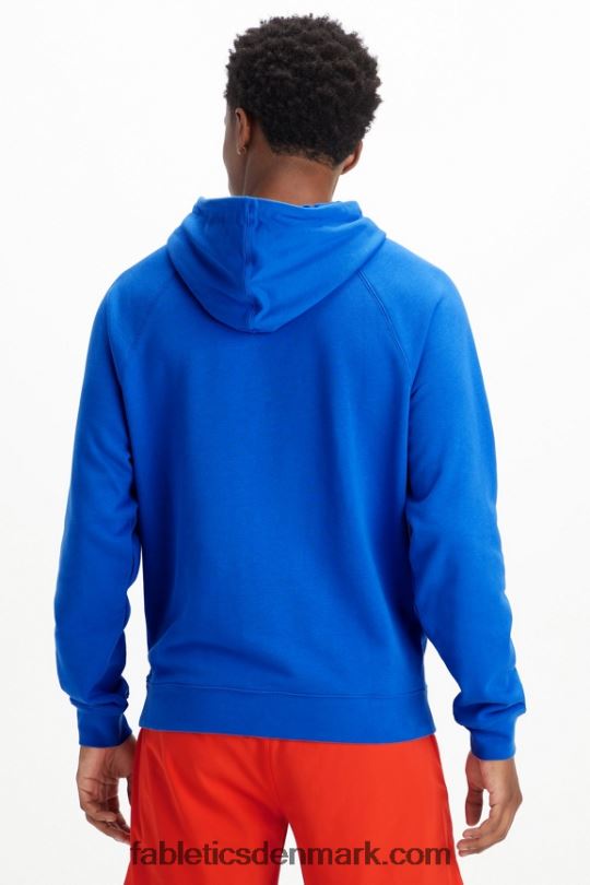 Fabletics Mænd den lette go-to hættetrøje PNX2T3665 race blå