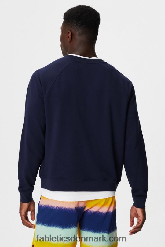 Fabletics Mænd det lette go-to-mandskab PNX2T3667 dyb marinesvømning