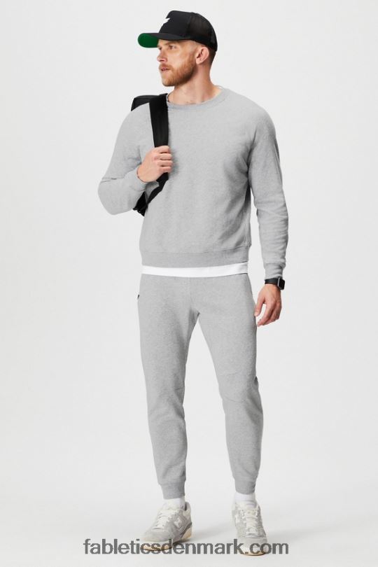 Fabletics Mænd det lette go-to-mandskab PNX2T3670 klassisk grå lyng