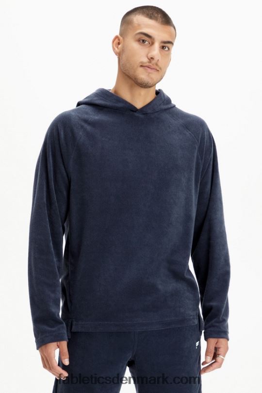 Fabletics Mænd øen frotté hættetrøje PNX2T3726 klassisk flåde