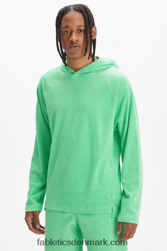 Fabletics Mænd øen frotté hættetrøje PNX2T3729 tropisk vand