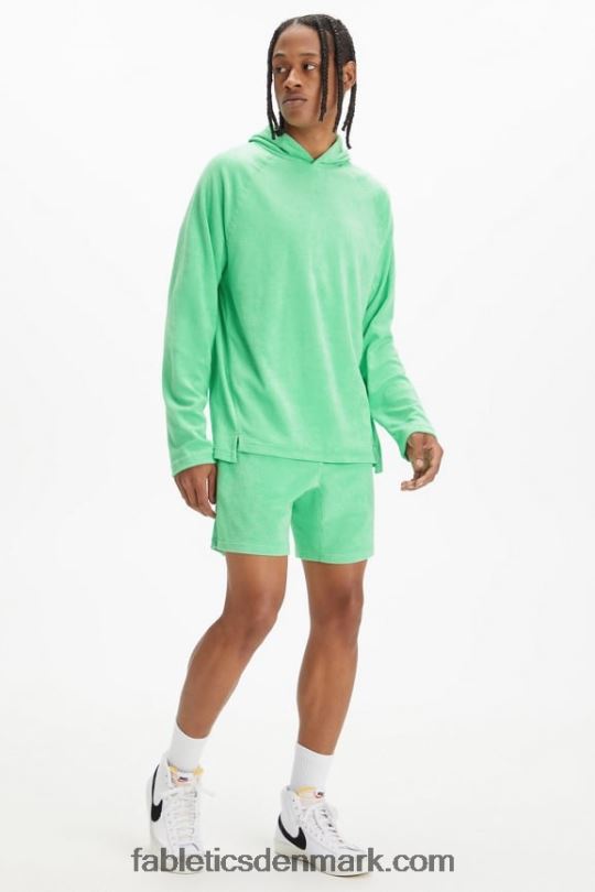 Fabletics Mænd øen frotté hættetrøje PNX2T3729 tropisk vand