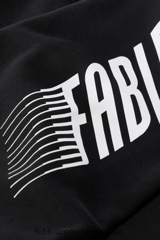 Fabletics Mænd go-to besætningen PNX2T3692 sorte hurtige ærmer