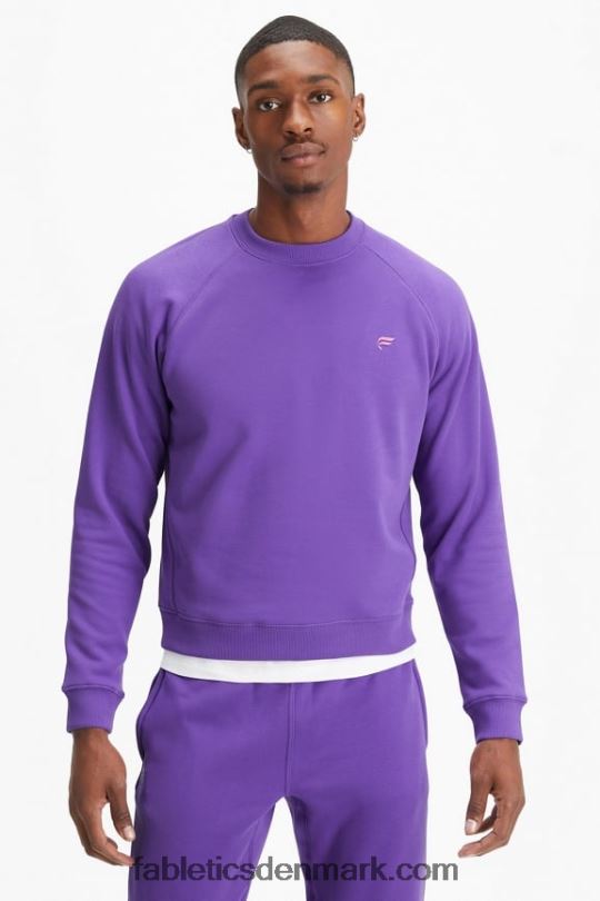 Fabletics Mænd go-to besætningen PNX2T3698 talg lilla
