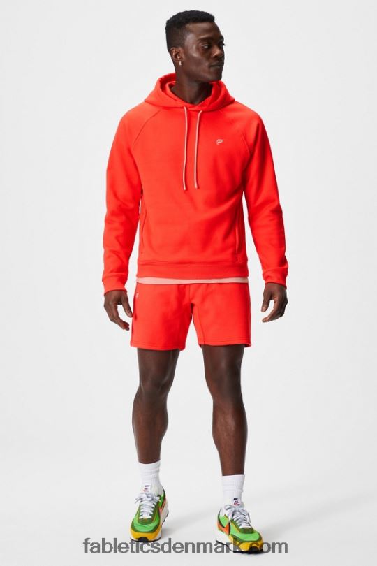 Fabletics Mænd go-to hættetrøje 190 PNX2T3672 ild glød