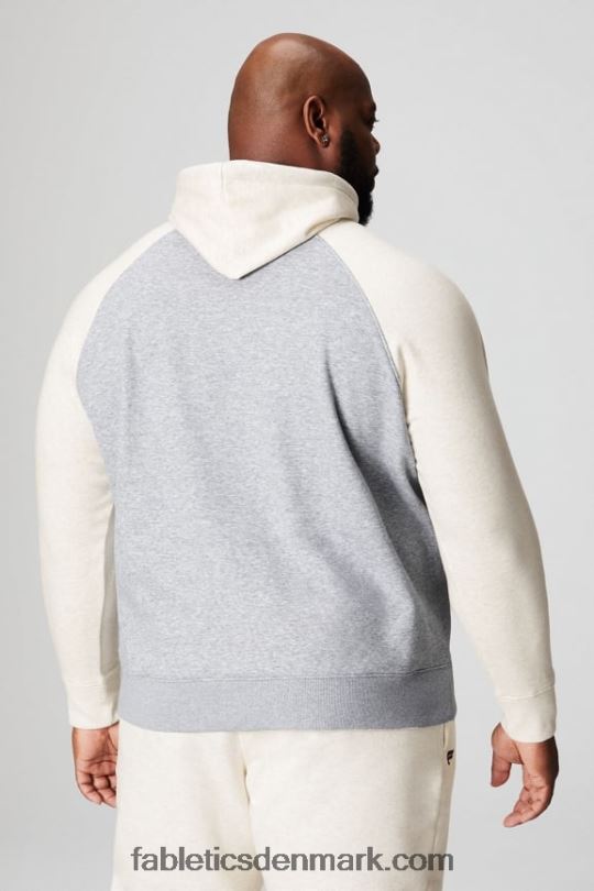Fabletics Mænd go-to hættetrøje 190 PNX2T3675 klassisk grå lyng/ben