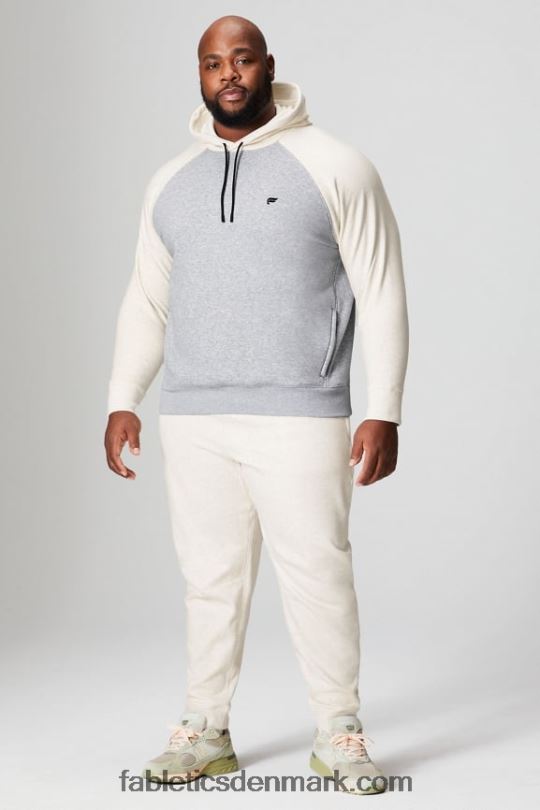 Fabletics Mænd go-to hættetrøje 190 PNX2T3675 klassisk grå lyng/ben