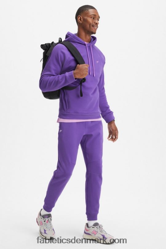 Fabletics Mænd go-to hættetrøje 192 PNX2T3682 talg lilla