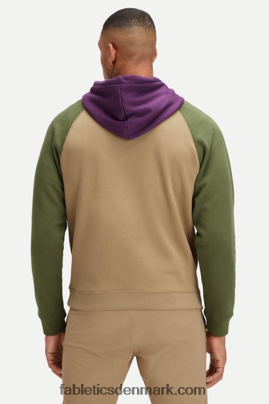 Fabletics Mænd go-to hættetrøje 192 PNX2T3683 mørk twill/mørk mos multi