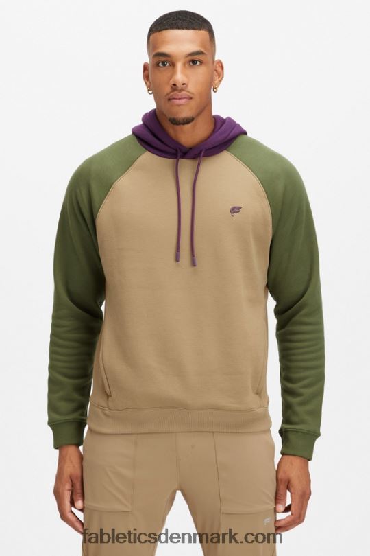 Fabletics Mænd go-to hættetrøje 192 PNX2T3683 mørk twill/mørk mos multi