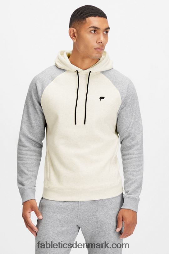 Fabletics Mænd go-to hættetrøje 192 PNX2T3684 ben/klassisk grå lyng