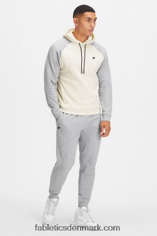 Fabletics Mænd go-to hættetrøje 192 PNX2T3684 ben/klassisk grå lyng