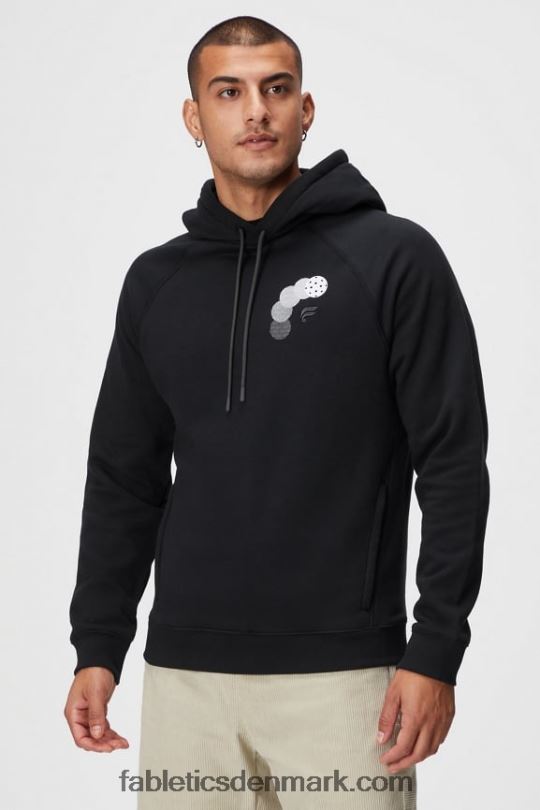 Fabletics Mænd go-to hættetrøjen 191 PNX2T3677 sort pb rundel