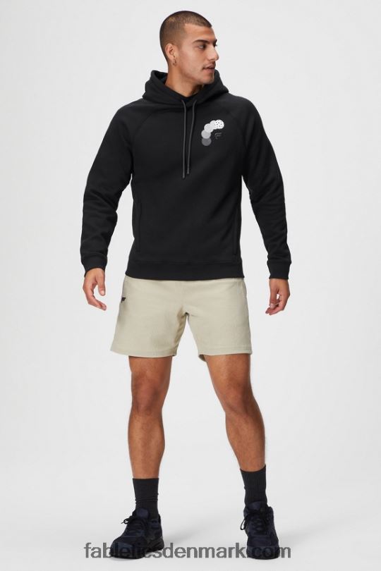Fabletics Mænd go-to hættetrøjen 191 PNX2T3677 sort pb rundel