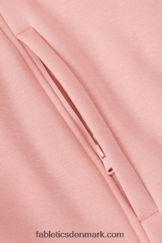 Fabletics Mænd go-to hættetrøjen 191 PNX2T3678 pink skifer/adrenalinrød